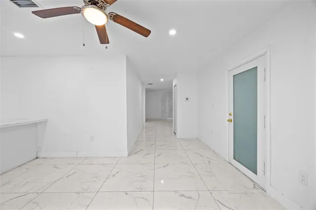 a view of an empty room