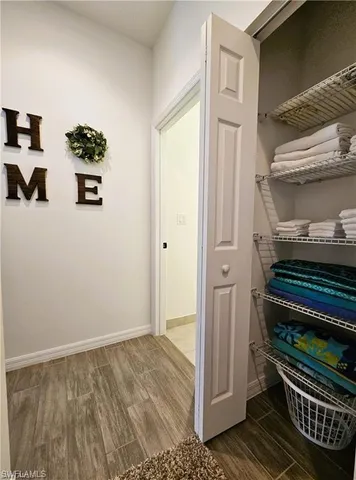 a view of kitchen and utility room