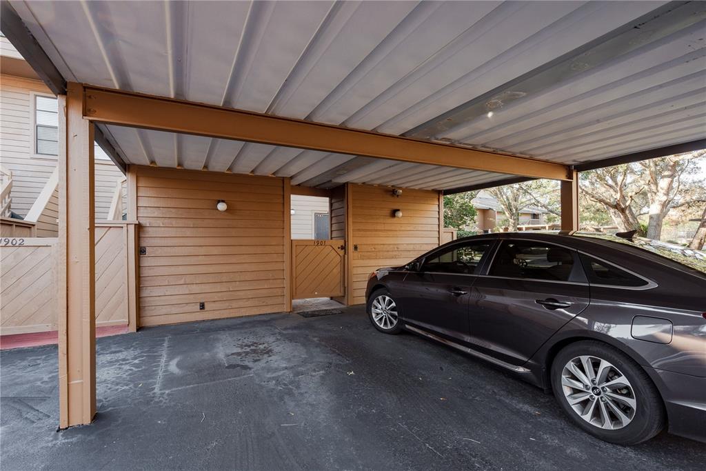 1901 Lennox Road East, Unit 1901 Palm Harbor, FL 34683 - Photo 22 of 25 a view of a car garage