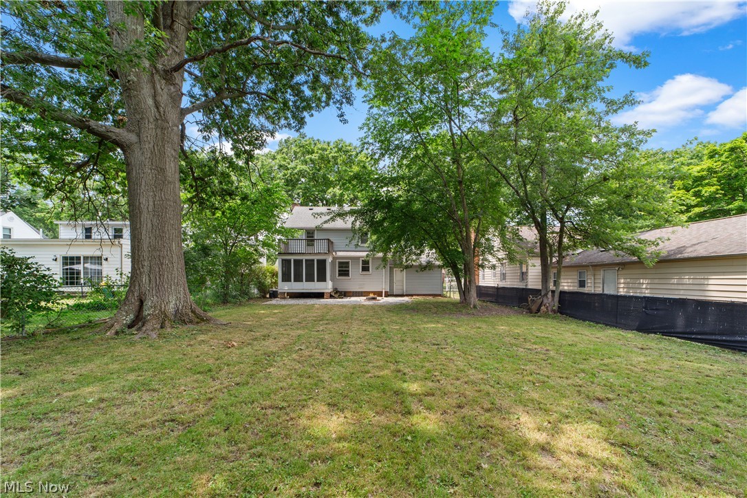 1655 Lyndhurst Road Cleveland, OH 44124 - Photo 27 of 30 View of yard featuring a sunroom