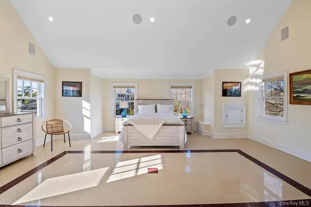 a view of a hallway with entryway