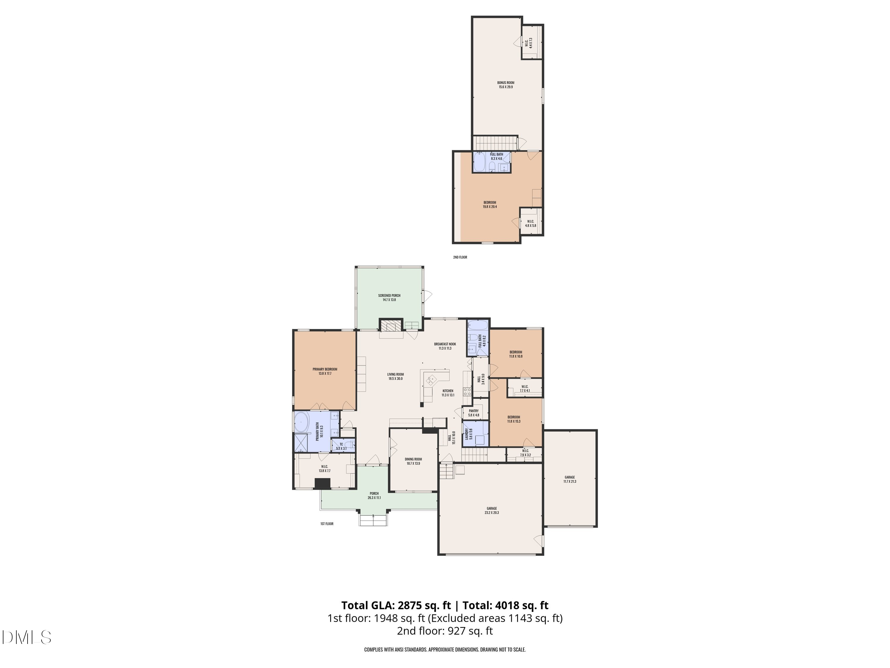 59 Coats Ridge Drive Benson, NC 27504 - Photo 43 of 44 a picture of a floor plan