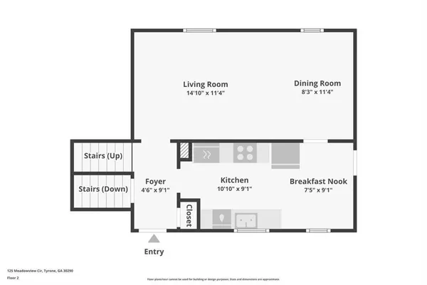 $247,900 | 125 Meadowview Circle, Tyrone, GA 30290