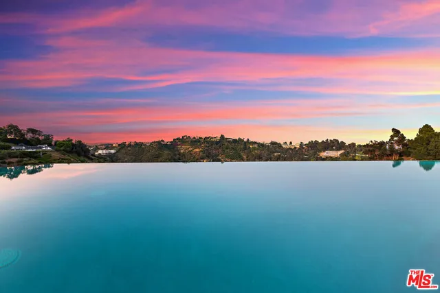 a view of lake with mountain