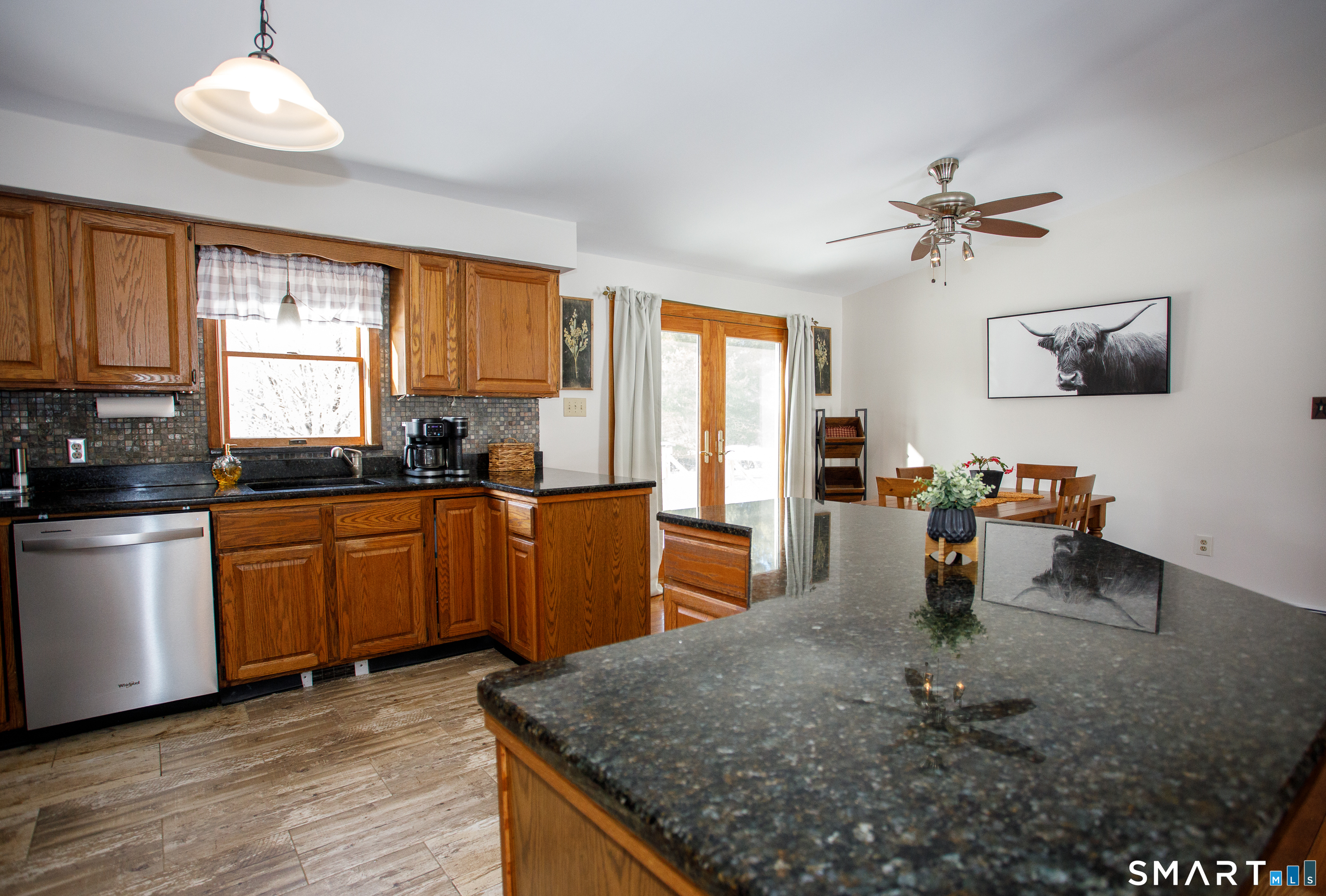 110 Pautipaug Hill Road Sprague, CT 06330 - Photo 4 of 33 a kitchen with sink refrigerator and window