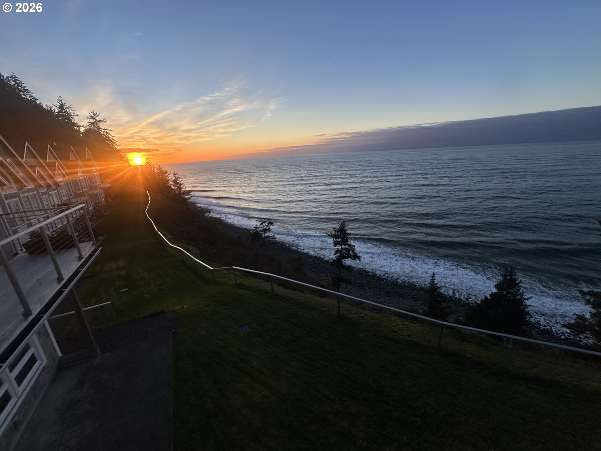 3912 Sunset Boulevard, Unit A202 Seaside, OR 97138 - Photo 18 of 32 a view of an ocean from a balcony