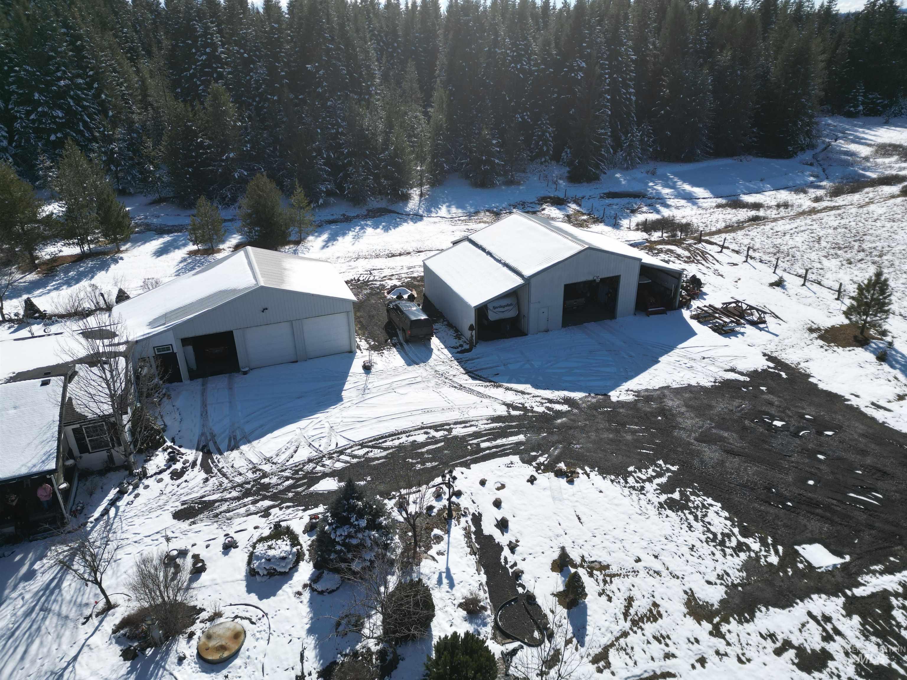 254 Lackey Road Weippe, ID 83553 - Photo 2 of 37 View of snowy aerial view