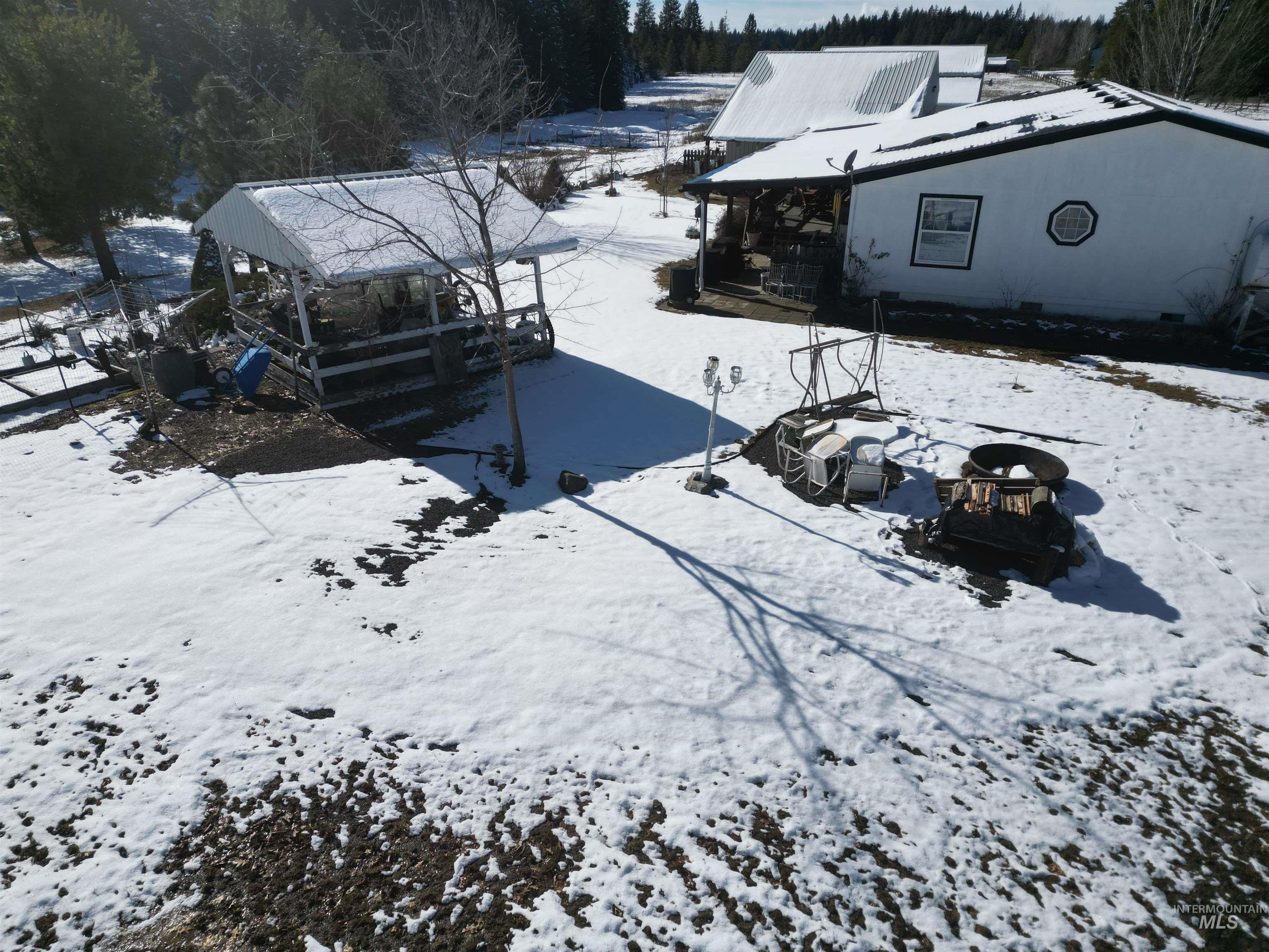 254 Lackey Road Weippe, ID 83553 - Photo 23 of 37 View of snowy aerial view