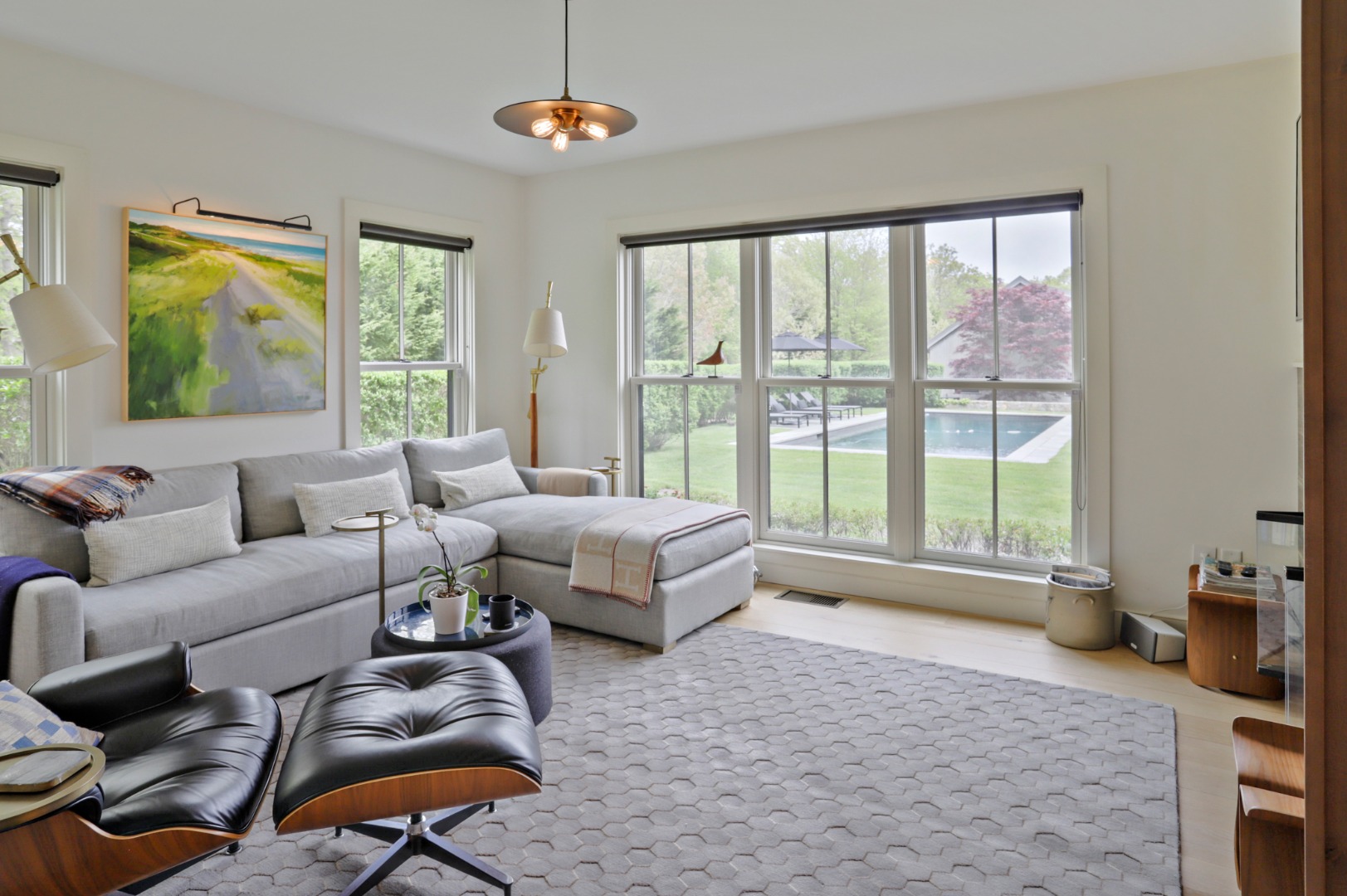 9 Ridge Hill Road Chilmark, MA 02535 - Photo 19 of 48 a spacious bedroom with furniture and a large window