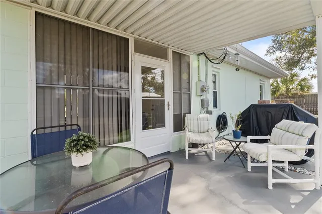 a view of a outdoor seating area