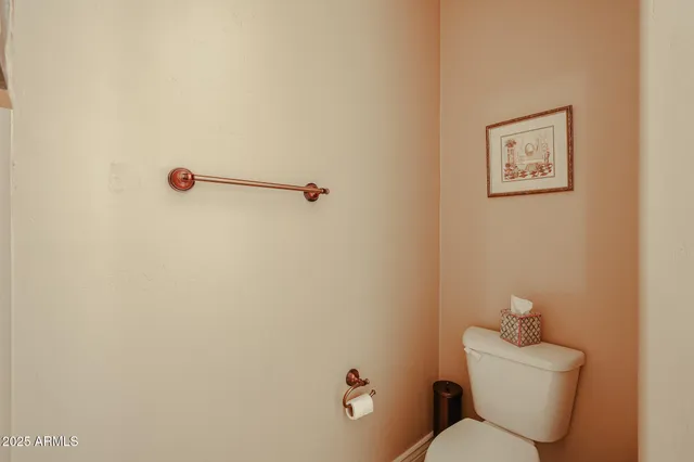 a view of a porch with wooden floor