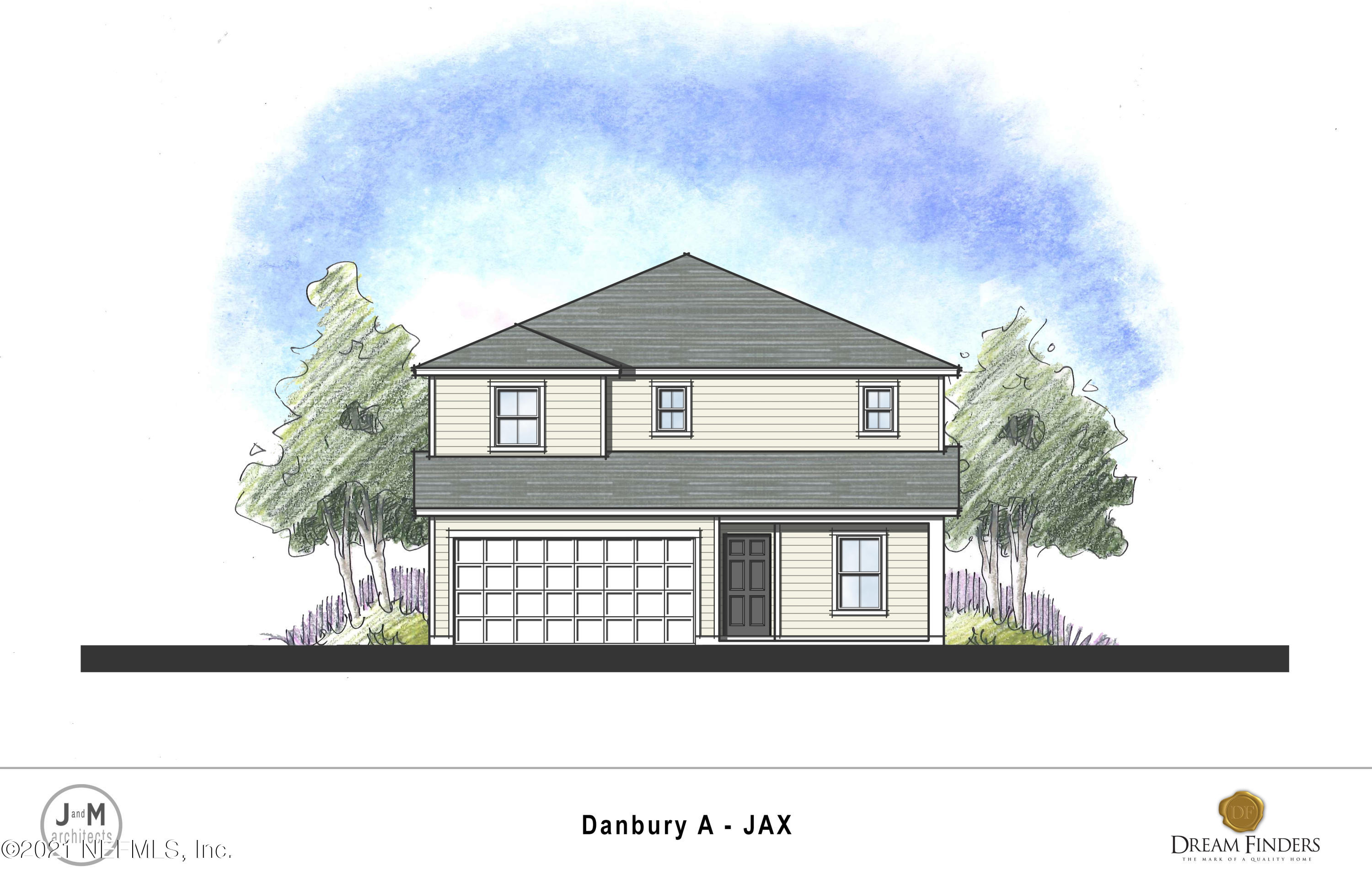 523 Meadow Ridge Drive St. Augustine, FL 32092 - Photo 1 of 5 a black and white photo of a house