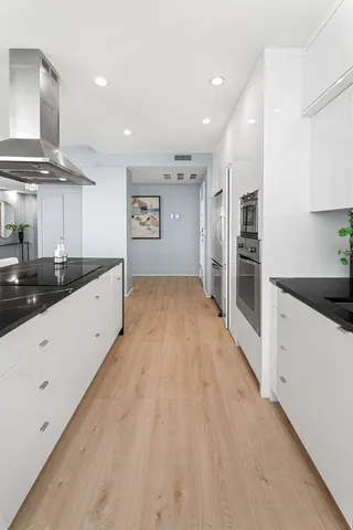 a view of a city with tall buildings