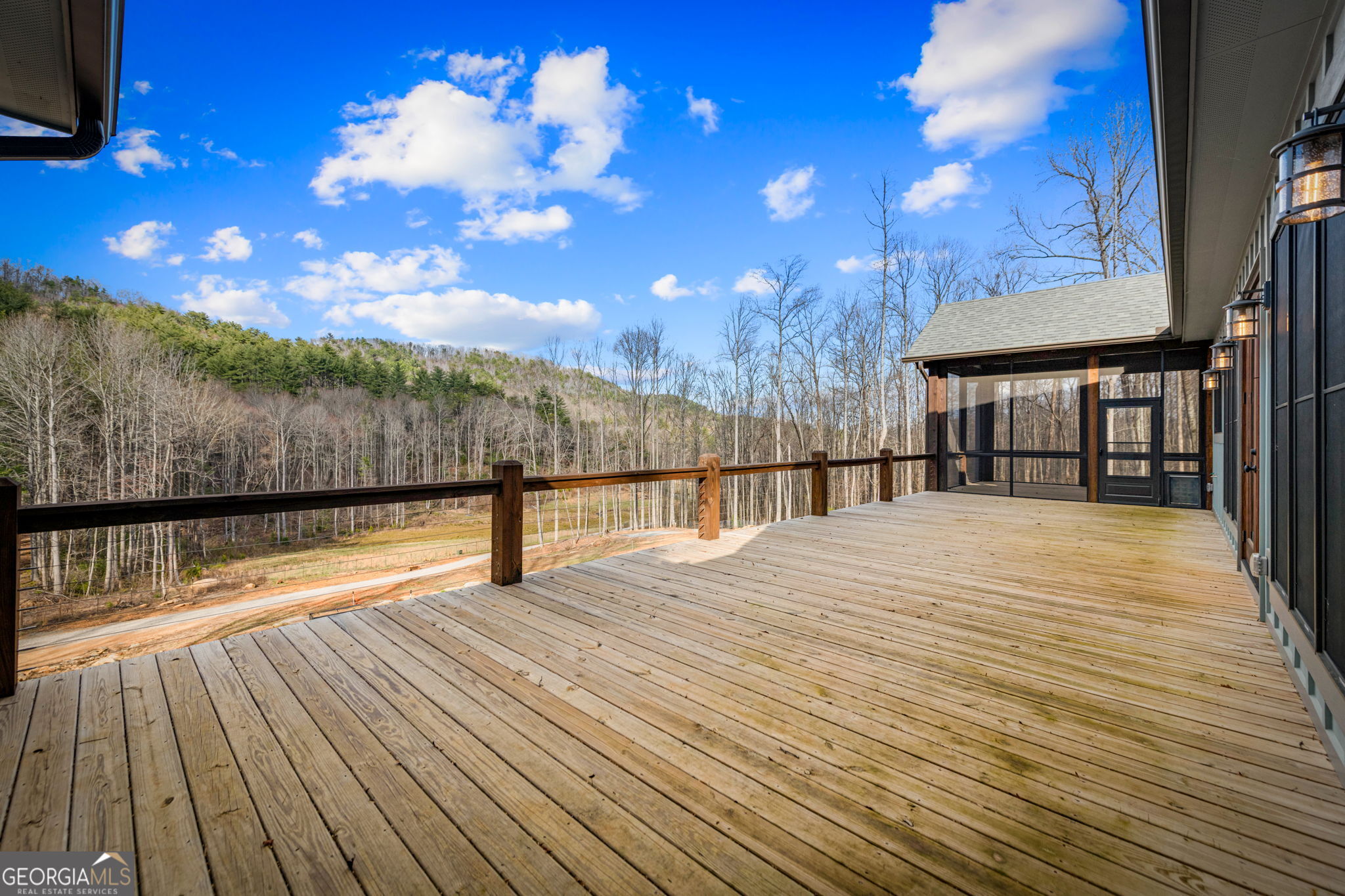 120 Cohutta Ranch Road Blue Ridge, GA 30513 - Photo 31 of 90 a view of river and deck with wooden floor
