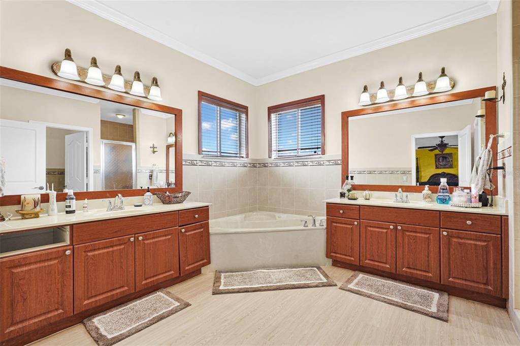 14402 Southwest 157th Path Miami, FL 33196 - Photo 35 of 80 a bathroom with a tub sink and mirror