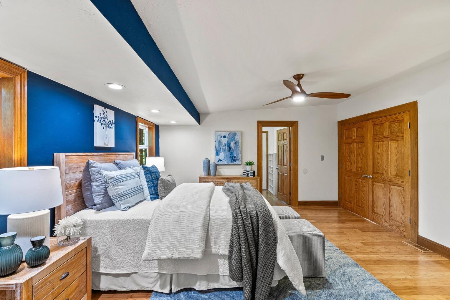 11150 Riverside Road Brookdale, CA 95005 - Photo 29 of 55 a bed room with a bed and a couch