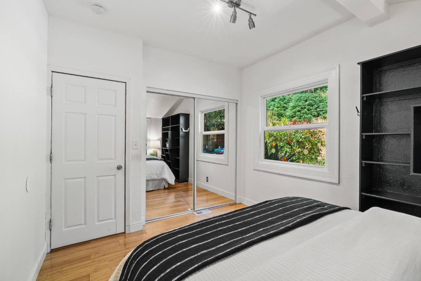 11150 Riverside Road Brookdale, CA 95005 - Photo 34 of 55 a bedroom with a bed and a window