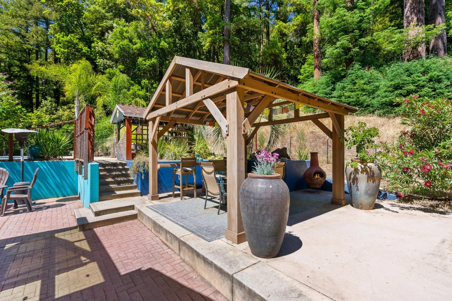11150 Riverside Road Brookdale, CA 95005 - Photo 44 of 55 a view of a roof deck