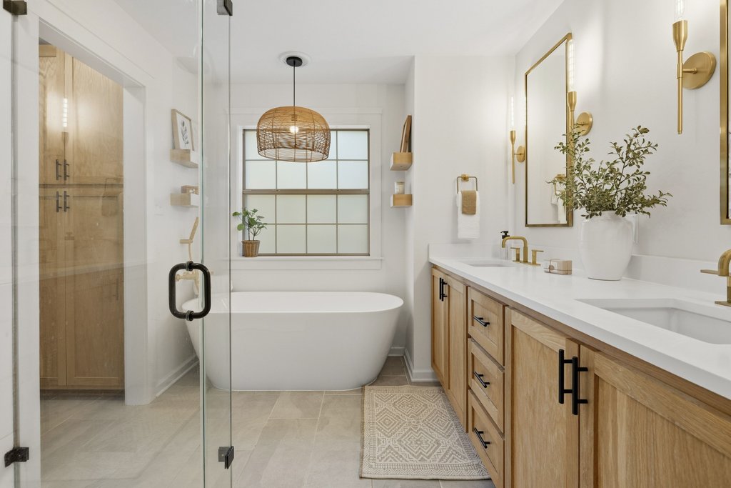126 Pine View Loop Bastrop, TX 78602 - Photo 19 of 29 Spa-inspired bath with standalone soaking tub