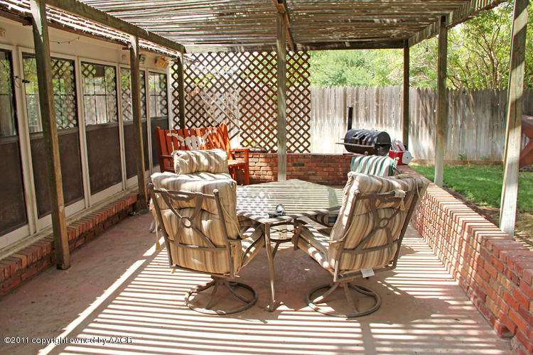 3707 Rutson Drive Amarillo, TX 79109 - Photo 39 of 42 Back Patio
