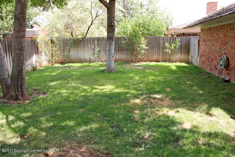 3707 Rutson Drive Amarillo, TX 79109 - Photo 41 of 42 Backyard2