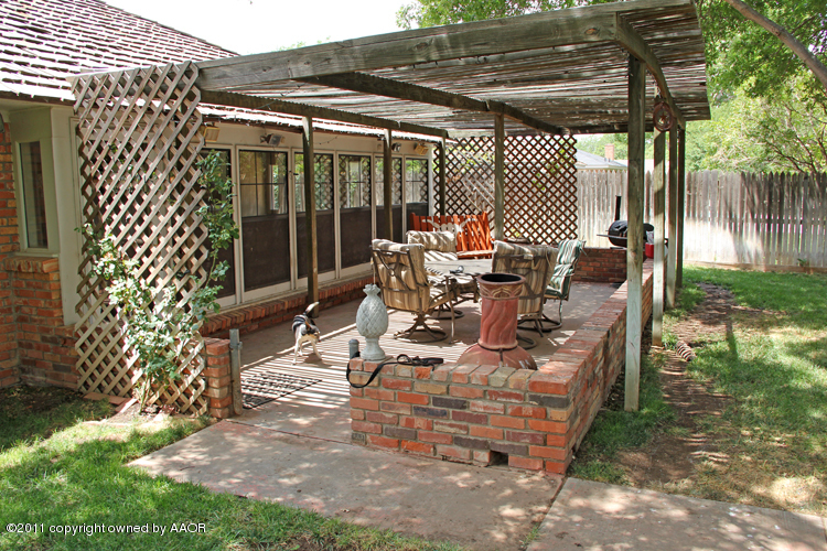 3707 Rutson Drive Amarillo, TX 79109 - Photo 42 of 42 Back Patio2