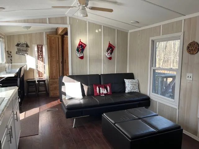 a view of kitchen with breakfast area