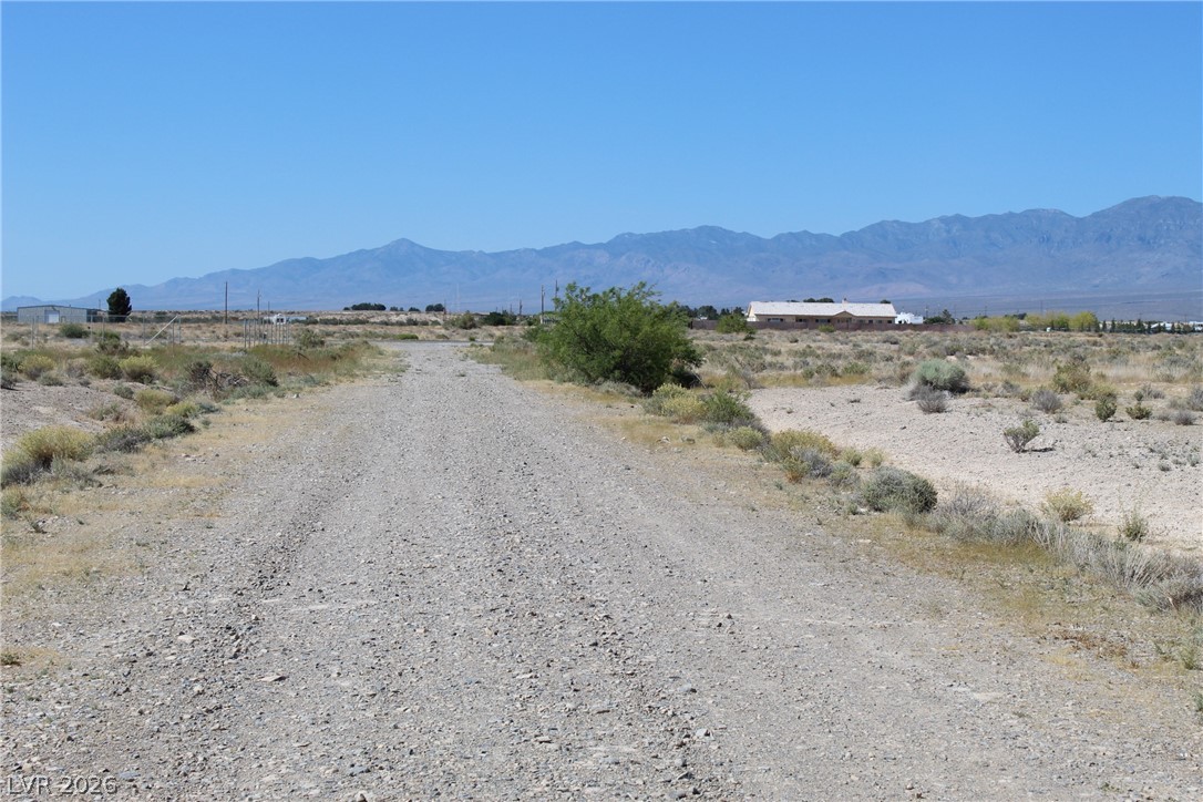 10091 Robert Road Pahrump, NV 89048 - Photo 6 of 7 from lot towards Silver down Robert Rd.