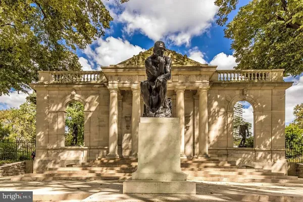 a view of a building with street view