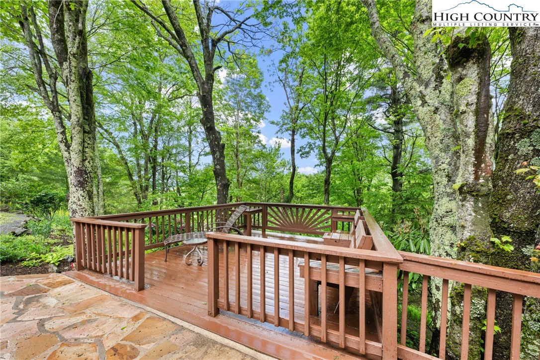 349 Belmont Drive Boone, NC 28607 - Photo 37 of 49 a view of trees from a roof deck