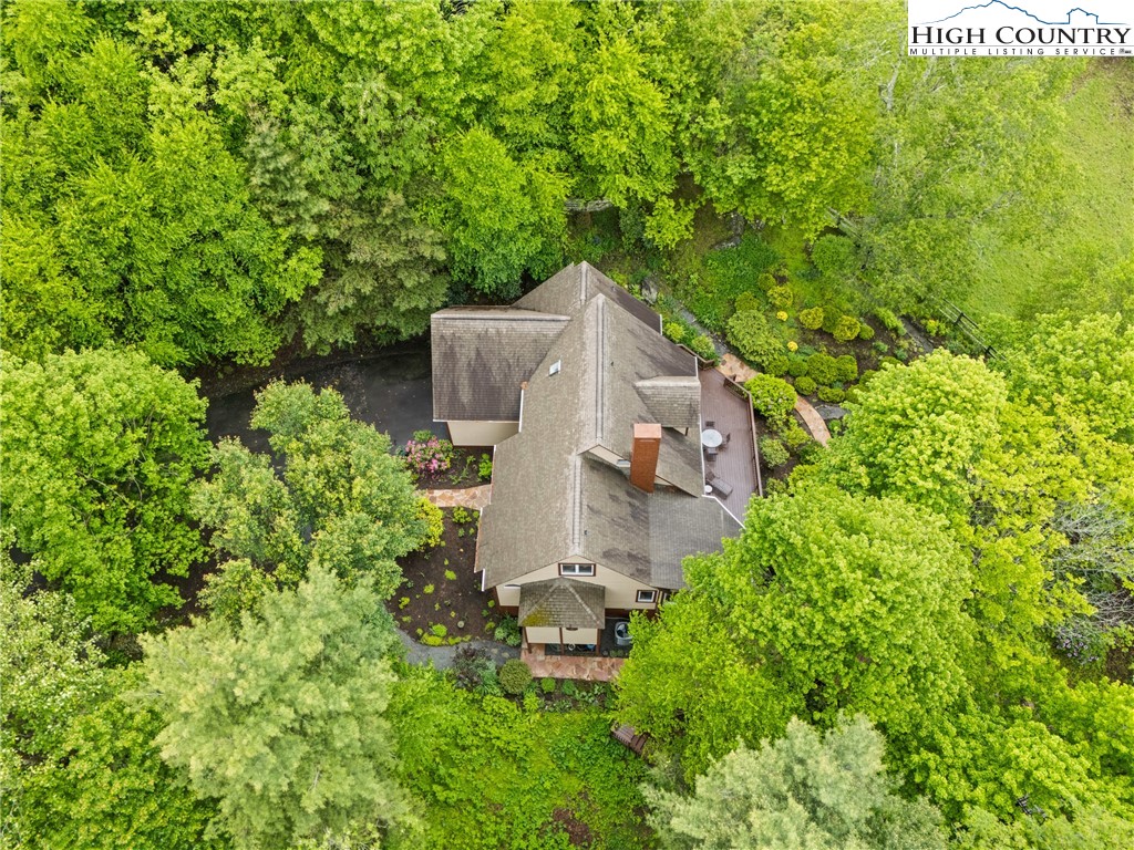 349 Belmont Drive Boone, NC 28607 - Photo 43 of 49 an aerial view of a house with a yard