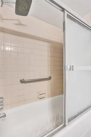a view of a kitchen from the hallway