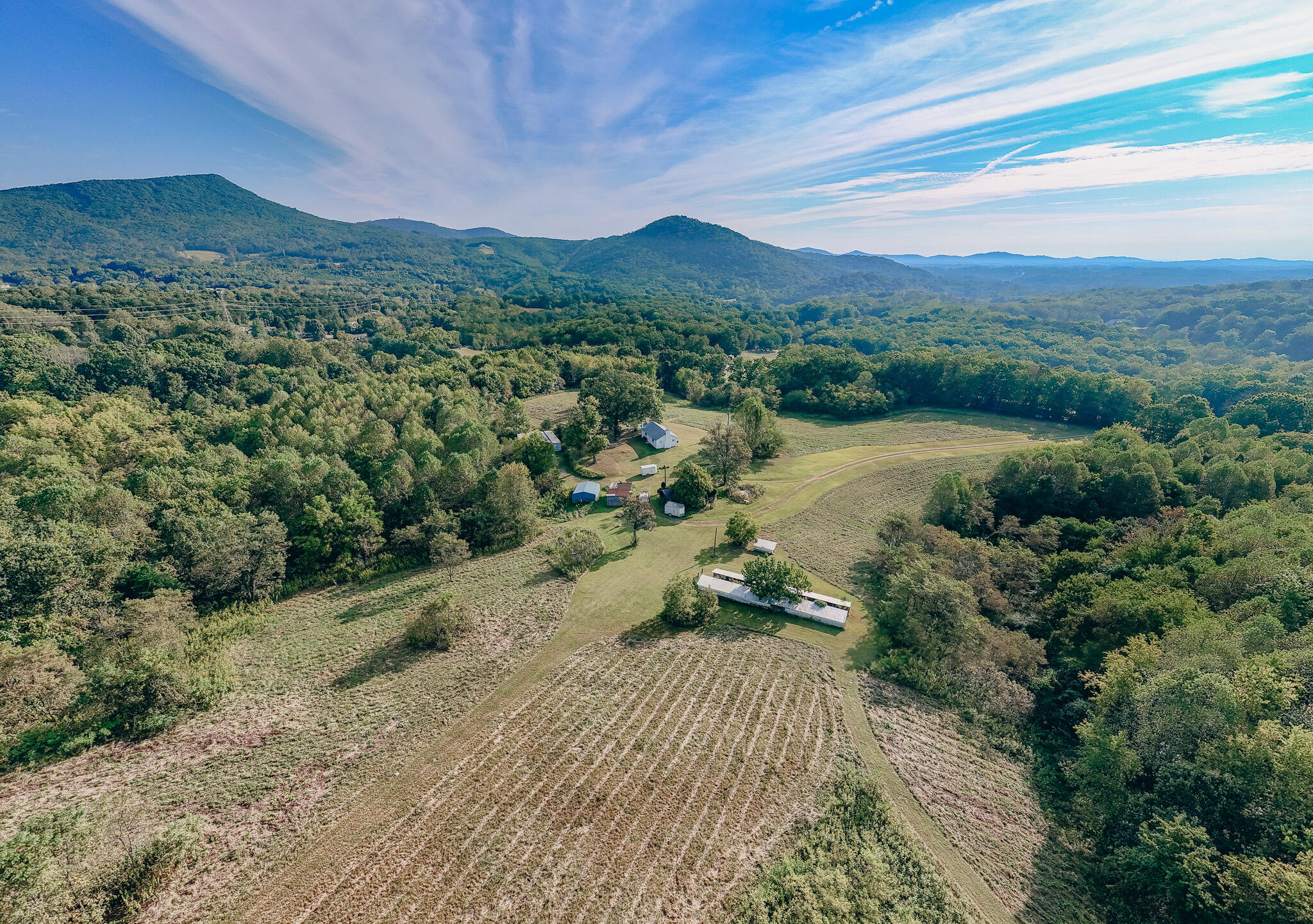 a view of lake with mountain