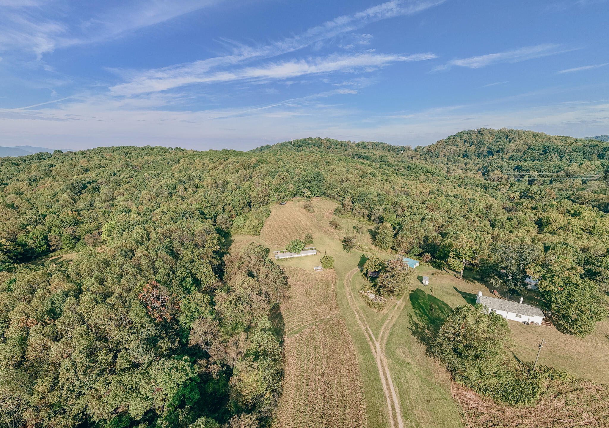 1737 Beagle Club Road Vinton, VA 24179 - Photo 13 of 45 a view of a yard with an aerial view of houses