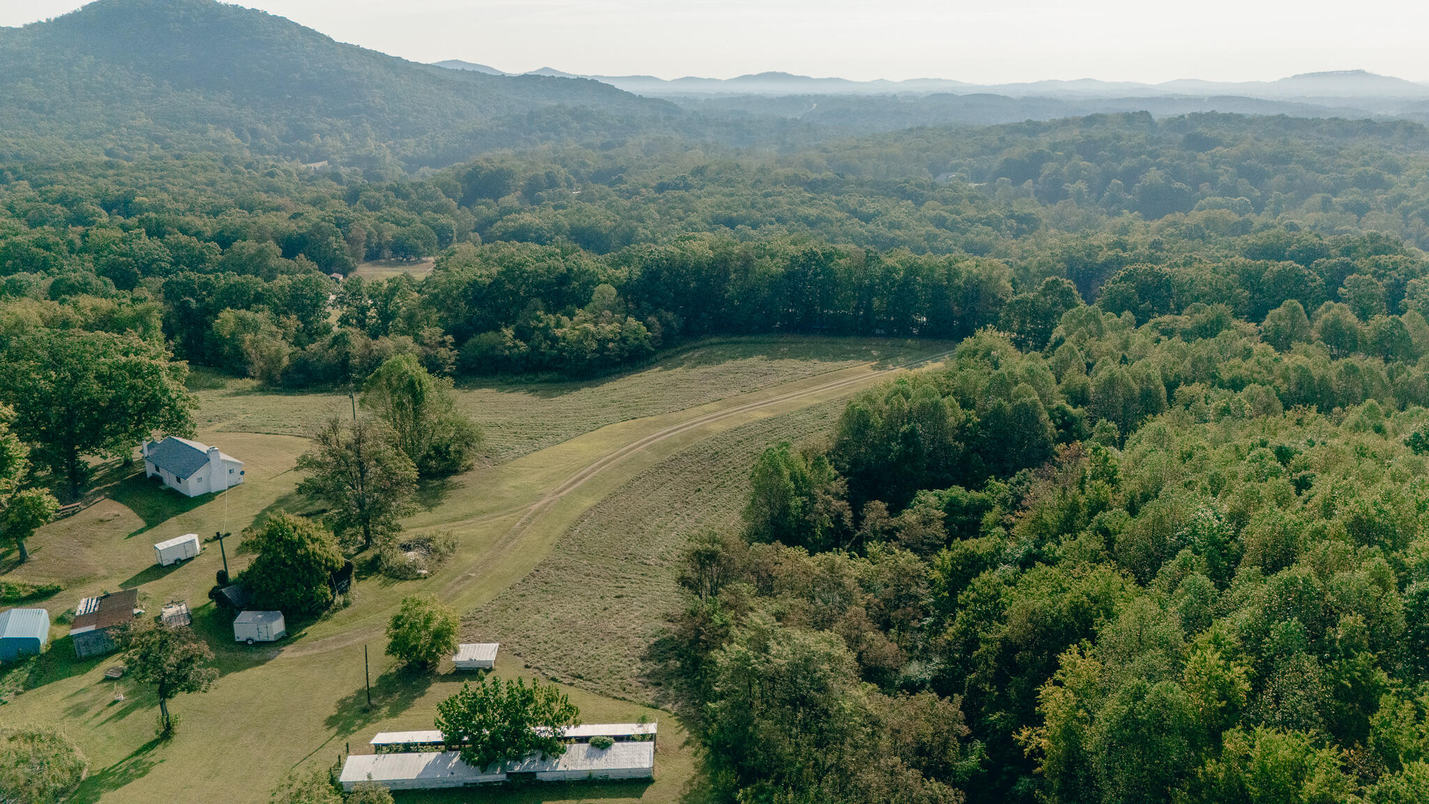 1737 Beagle Club Road Vinton, VA 24179 - Photo 15 of 45 an aerial view of a houses with a yard
