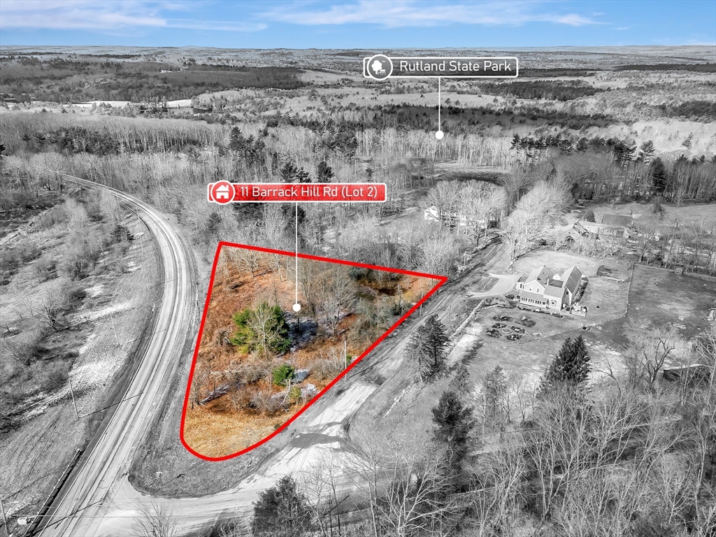 an aerial view of beach and residential houses