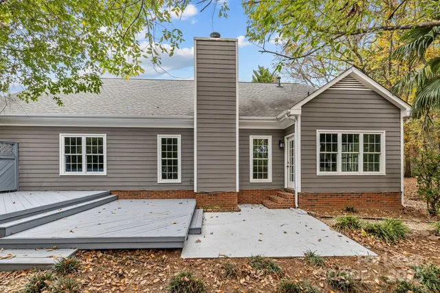 a view of outdoor space and seating area