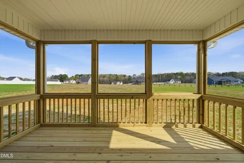 a view of a city from a balcony