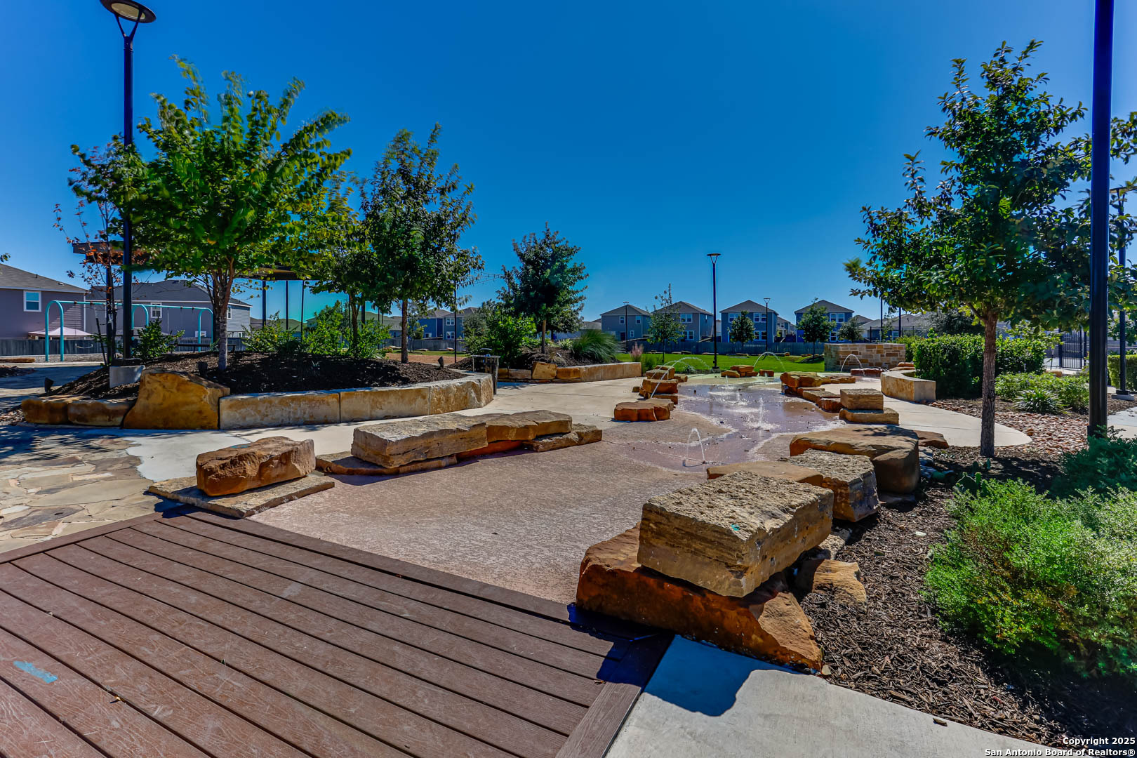 14383 Palm Ridge San Antonio, TX 78253 - Photo 39 of 45 a view of a backyard with couches and swimming pool