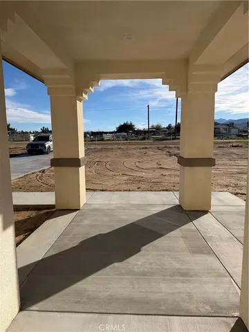 a view of the door of the house