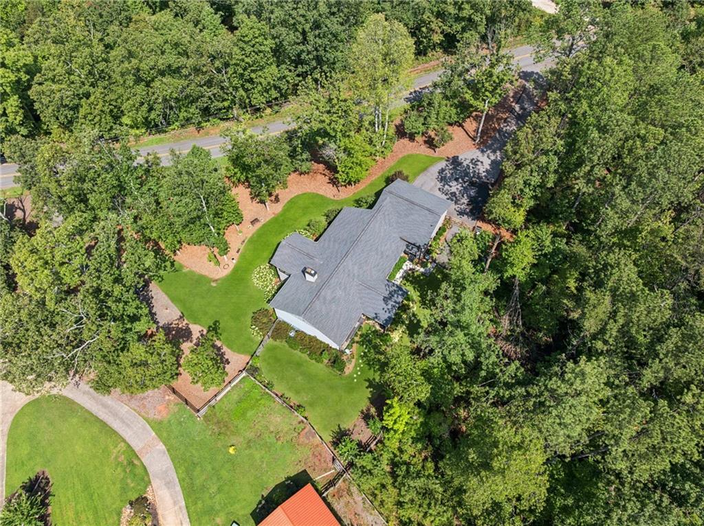 305 Wilkie Road Ball Ground, GA 30107 - Photo 36 of 37 an aerial view of a house