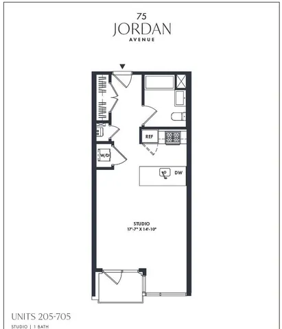 $2,068 | 75 Jordan Avenue, Unit 306, Jersey City, NJ 07306