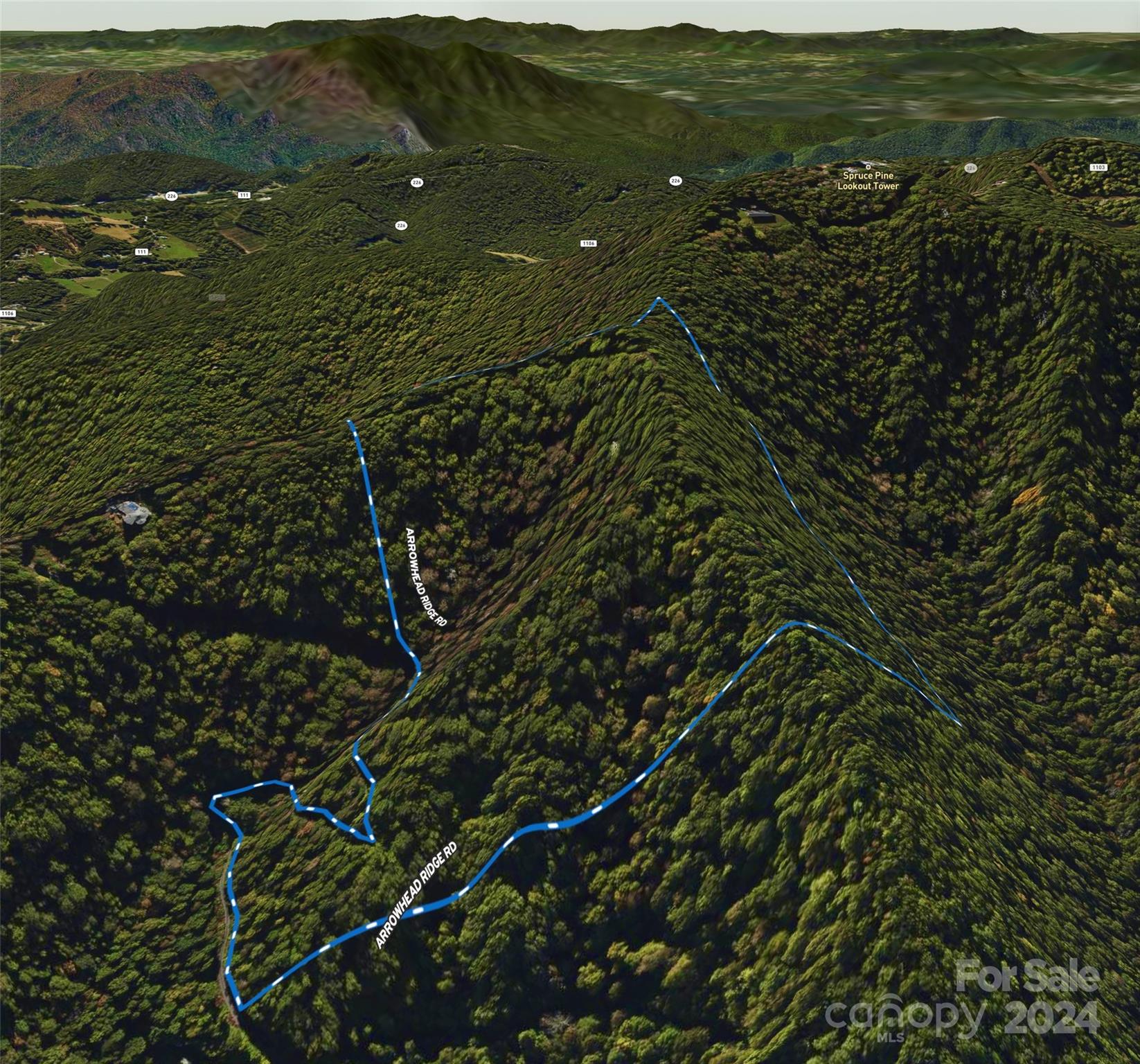 0 Arrowhead Ridge Road Spruce Pine, NC 28777 - Photo 9 of 14 a view of city and mountain