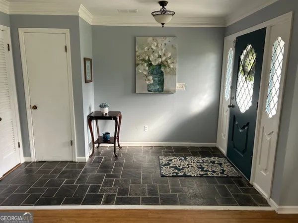 a view of front door