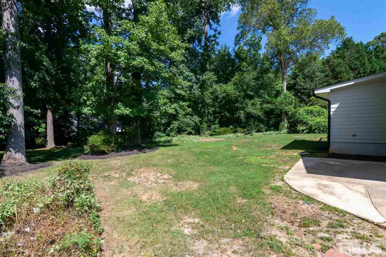 3804 Colgate Place Raleigh, NC 27609 - Photo 3 of 30 a view of backyard with green space