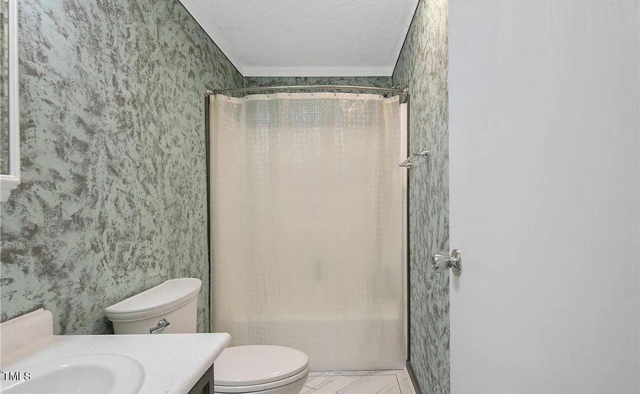 2455 McLean Chapel Church Road Bunnlevel, NC 28323 - Photo 20 of 21 a bathroom with a shower and a toilet