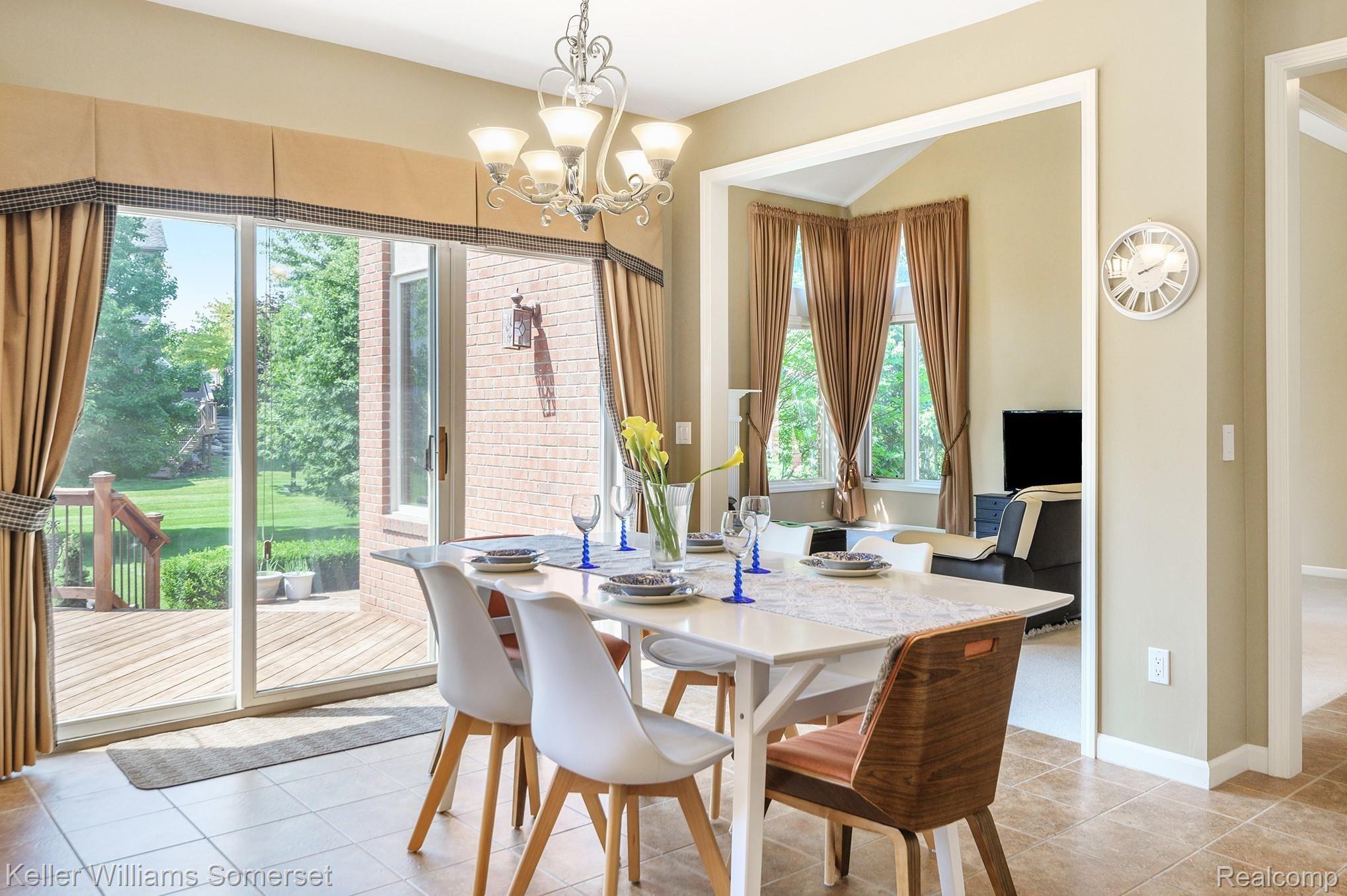 1052 Moran Drive Rochester, MI 48307 - Photo 18 of 42 Breakfast nook w/beautiful drapery