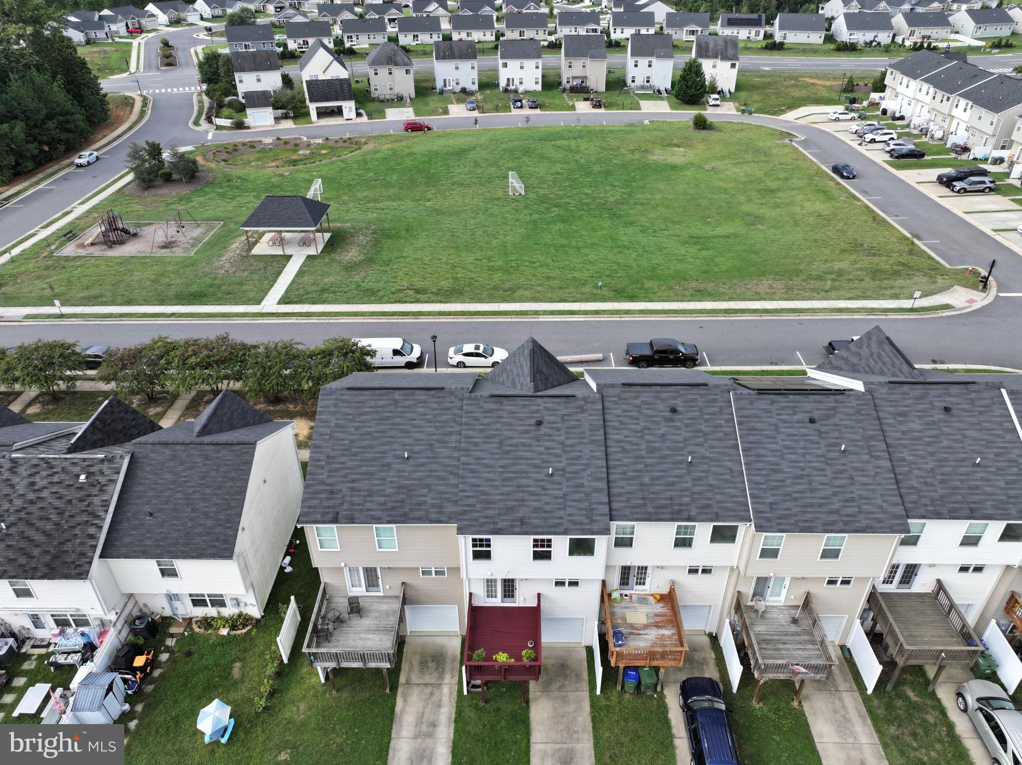 18323 Congressional Circle Ruther Glen, VA 22546 - Photo 64 of 75 Aerial Rear of Townhouse