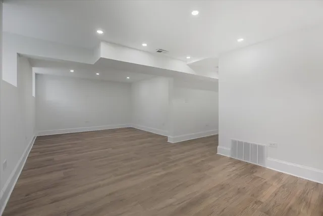 wooden floor in an empty room with wooden floor
