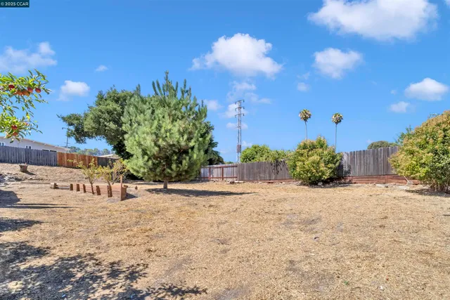 a view of a backyard of a house
